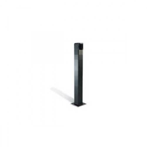 Came DOC-LN Black anodized aluminium post, H=50cm